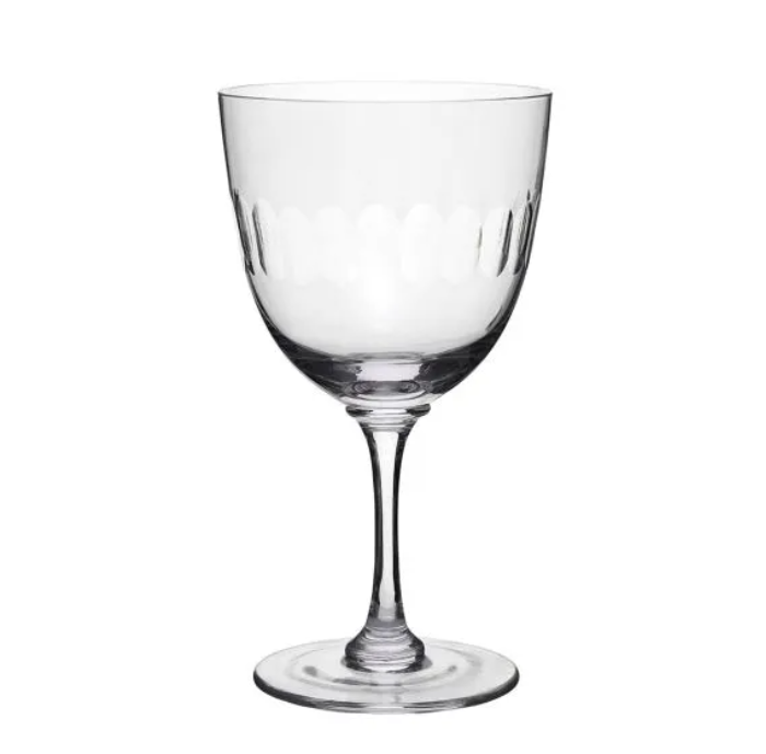 The Vintage List - Set of 6 Wine Glasses with Lens design