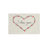 Scribble & Daub - I Love You Heart Valentine Love Card