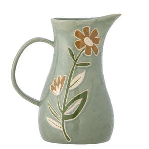 Bloomingville - Tangier Jug, Green Stoneware - HAYGEN