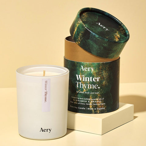 Osmology by Aery Winter Thyme Holiday Scented Candle